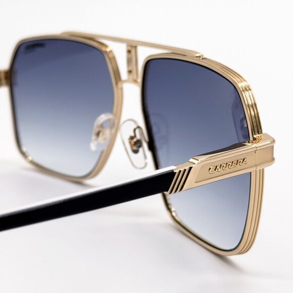 NEW CARRERA SUNGLASSES, CARRERA UNISEX GOLD/BLUE 1055/S J5G08 - Picture 8 of 10